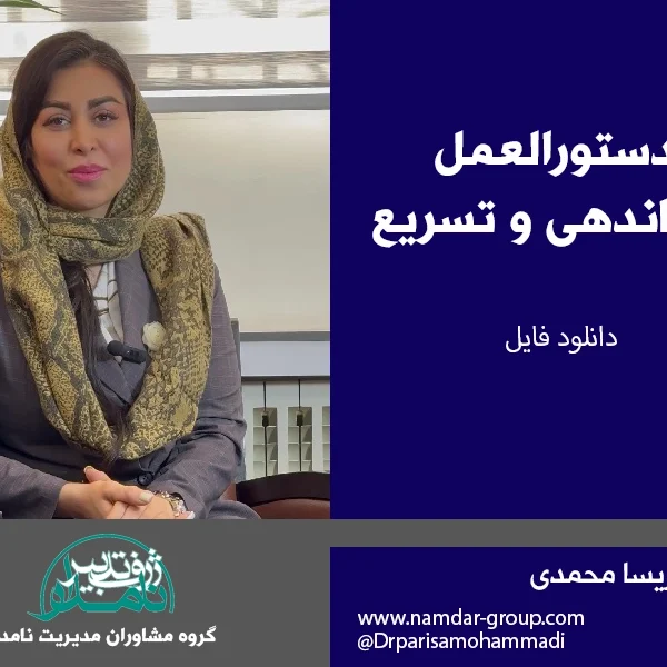 دستورالعمل ساماندهی